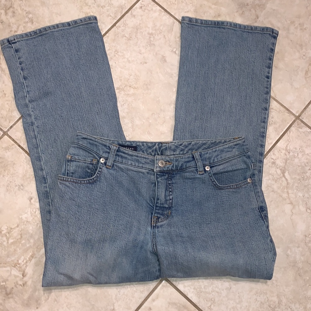 Lands End Bell-Bottom Lowrise Jeans